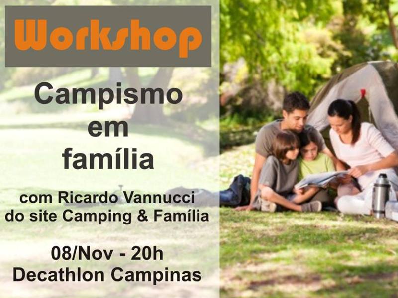 Read more about the article Workshop Camping em Família – 08 de novembro